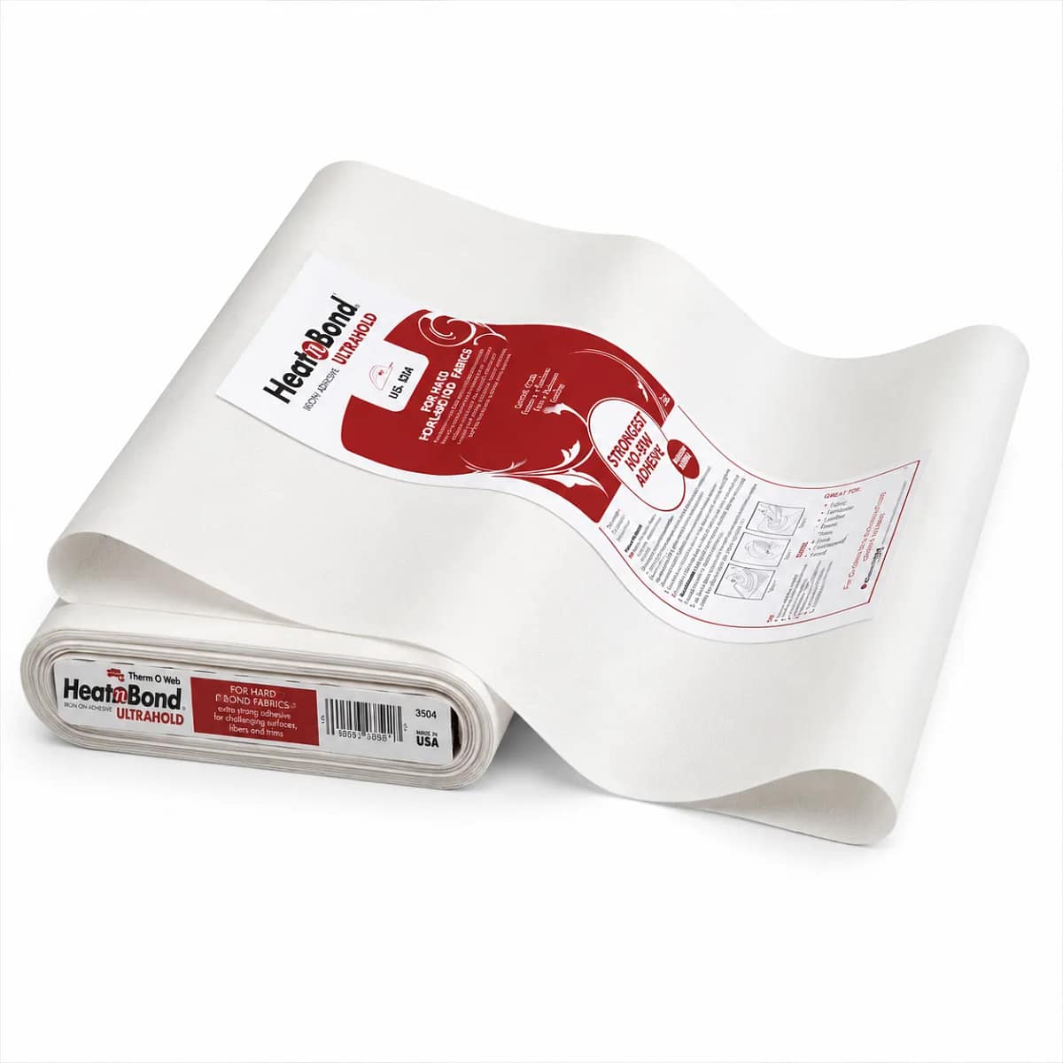 Papel adhesivo para tela Pegtel 2 metros x 43 cm termofusible doble cara sin costura