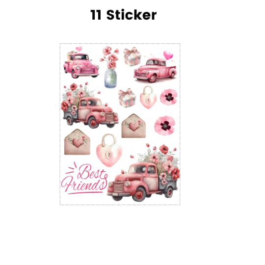 Sticker uv dtf